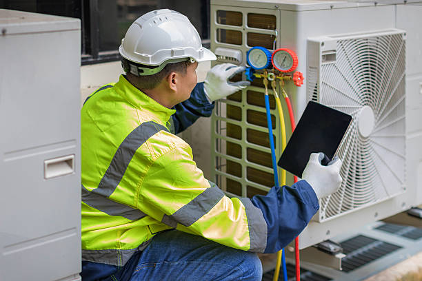 Professional Hvac technician working in Okeana, OH